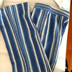 Chloe pants sz 42 Indigo 58% cotton 31% linen 11% viscose